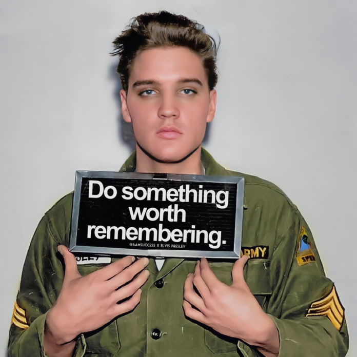 Do something worth remembering.