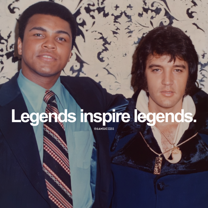 Legends inspire legends.